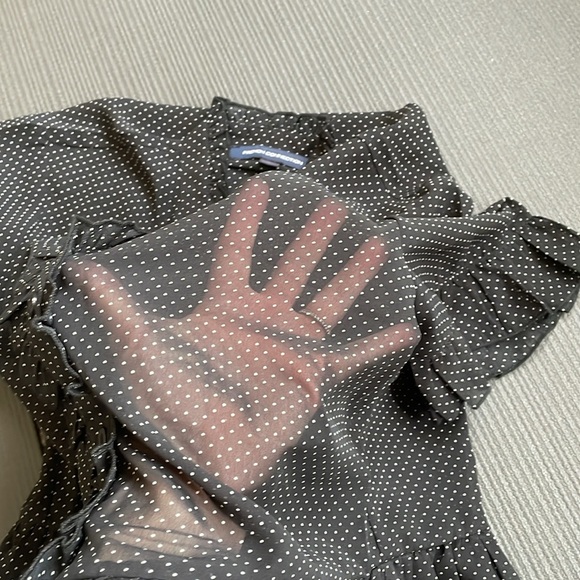 Polka dot peplum top - Picture 7 of 8